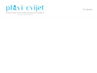 Frontpage screenshot for site: Udruga Plavi cvijet – Udruga roditelja i osoba s poteškoćama šireg autističnog spektra (http://www.plavicvijet.hr)