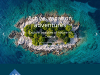 Frontpage screenshot for site: Fiore Tours - Your adventure travel partner in Croatia (http://fiore-tours.com)