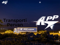 Frontpage screenshot for site: Međunarodni transport, zbirni i ADR prijevoz, kamionski prijevoz robe! (http://www.transporti-pervan.com/)