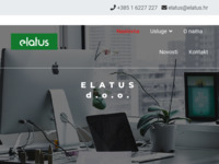 Frontpage screenshot for site: Elatus d.o.o. (https://elatus.hr/)