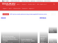 Frontpage screenshot for site: Ogulin.eu portal za novosti iz Ogulina (https://ogulin.eu)