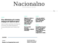 Frontpage screenshot for site: (https://www.nacionalno.hr)
