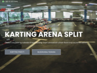 Frontpage screenshot for site: Karting Arena Split - Najveća indoor karting staza u Dalmaciji (https://www.kartingarenasplit.com)