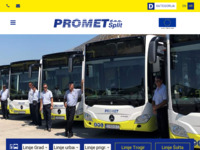 Frontpage screenshot for site: Promet Split (http://www.promet-split.hr/)