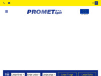 Frontpage screenshot for site: Promet Split (http://www.promet-split.hr/)