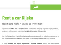 Frontpage screenshot for site: ORYX Rent a car Rijeka (https://www.oryx-rent.hr/poslovnice/rent-a-car-rijeka/)