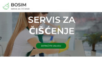 Frontpage screenshot for site: Servis za čišćenje Bosim (https://bosim.hr)