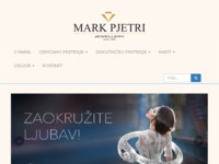 Frontpage screenshot for site: Zlatarna Mark Pjetri (http://www.markpjetri.hr)