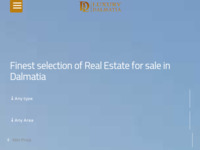 Frontpage screenshot for site: (https://luxurydalmatia.com/)