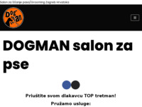 Frontpage screenshot for site: DOGMAN – Salon za šišanje i njegu pasa (http://www.grooming.hr)