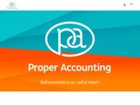 Frontpage screenshot for site: Proper Accounting - računovodstvene usluge - Poreč - Istra (http://www.proper-accounting.hr)