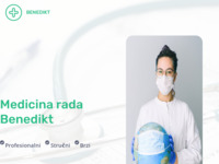 Frontpage screenshot for site: Medicina Rada Benedikt – Split (https://medicina-rada-benedikt.hr)