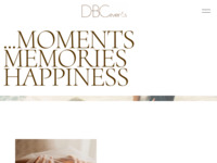 Frontpage screenshot for site: DBCevents – …moments, memories, happiness… (http://www.dbcevents.hr)