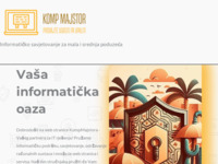 Frontpage screenshot for site: Informatčka podrška - Komp Majstor (https://kompmajstor.eu)