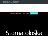 Frontpage screenshot for site: Stomatološka ordinacija Zg Dent (http://zg-dent.hr)