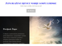 Frontpage screenshot for site: (http://www.zbdm-gospa-lurdska.hr)