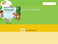 Frontpage screenshot for site: Vrtić Pupoljak (http://pu-pupoljak.hr)