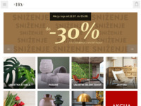 Frontpage screenshot for site: IRA commerce webshop (https://iracommerce.hr/)