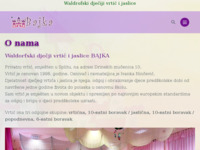 Frontpage screenshot for site: Dječiji vrtić Bajka - Split (https://dv-bajka.hr)