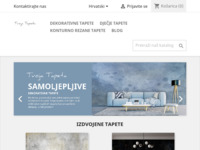 Frontpage screenshot for site: Tvojatapeta.com - iSQUARE - obrt za grafički dizajn (https://tvojatapeta.com/hr/)