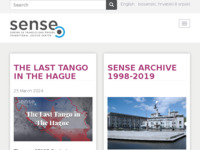 Frontpage screenshot for site: Specijalizirani servis za jugoistočnu Europu (http://www.sense-agency.com)