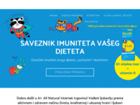Frontpage screenshot for site: A1-All Natural Internet trgovina (https://www.all-natural.hr/)