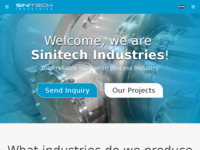 Frontpage screenshot for site: (http://sinitech.eu/)