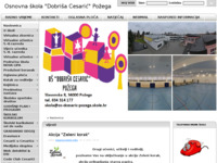 Frontpage screenshot for site: (http://www.os-dcesaric-pozega.skole.hr/)