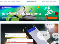 Frontpage screenshot for site: Studentski.hr - portal namijenjen studentima i mladima (http://studentski.hr)