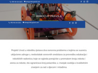 Frontpage screenshot for site: Hrvatsko društvo za robotiku (http://www.udruga-hdr.hr/)
