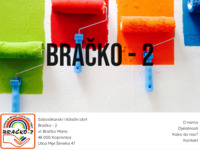 Frontpage screenshot for site: Soboslikarski i ličilački obrt Bračko-2 (http://bracko2.hr)