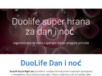 Frontpage screenshot for site: Duolife super hrana za dan i noć (https://super-hrana.com/)