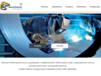 Frontpage screenshot for site: Ekomont Welding Systems – Zavarivački i bravarski poslovi (https://ekomont.net)