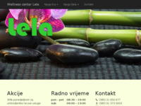 Frontpage screenshot for site: Wellness centar Lela (https://salon-lela.hr)