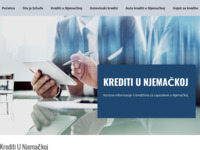Frontpage screenshot for site: Krediti u Njemačkoj (https://www.krediti-u-njemackoj.info/)