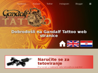 Frontpage screenshot for site: Gandalf Tattoo - Pružanje usluga profesionalnog tetoviranja (https://www.gandalftattoo.com)