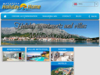 Frontpage screenshot for site: (https://www.makarska-holidayhome.com)