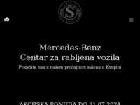 Frontpage screenshot for site: Starline centar Mercedes-Benz i Smart rabljenih vozila (https://starline.hr/)