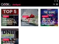 Frontpage screenshot for site: (https://geek.hr/jackpot/)