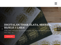 Frontpage screenshot for site: Offset tisak, digitalni grafički ispisi, kompletna dorada tvrdog i mekog uveza (https://grafomark.hr/)