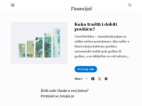 Frontpage screenshot for site: Financijaš – učim učinkovito (https://financijas.com)