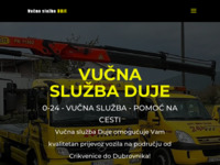 Slika naslovnice sjedišta: Vučna služba Duje - Vrhunski prijevoz po Dalmaciji (https://vucna-sluzba-duje.hr/)