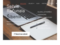 Frontpage screenshot for site: Servis Računala Šibenik | Brzi popravak laptopa i PC-a (http://servis-racunala-sibenik.com)