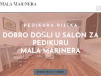 Frontpage screenshot for site: (https://mala-marinera.hr/)
