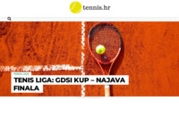Frontpage screenshot for site: (https://www.tennis.hr/)