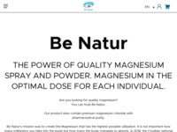 Frontpage screenshot for site: Be Natur (http://benatur.eu)