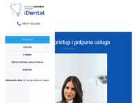 Frontpage screenshot for site: iDental - Ordinacija dentalne medicine iDental (https://idental.hr/)