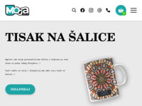 Frontpage screenshot for site: Vaš tisak na naše šalice - MojaŠalica.hr (https://mojasalica.hr)