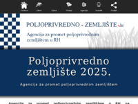 Frontpage screenshot for site: Poljoprivredno zemljište u Republici Hrvatskoj (http://poljoprivredno-zemljiste.hr)