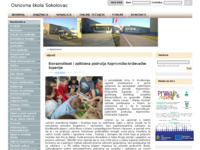 Frontpage screenshot for site: Osnovna škola Sokolovac (http://os-sokolovac.skole.hr/)